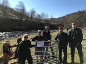 Crawick Water SPEN volunteers 2