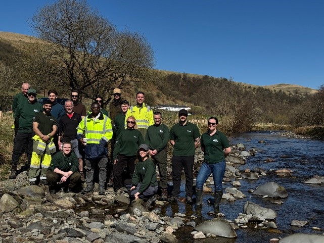 Crawick Water SPEN volunteers 1