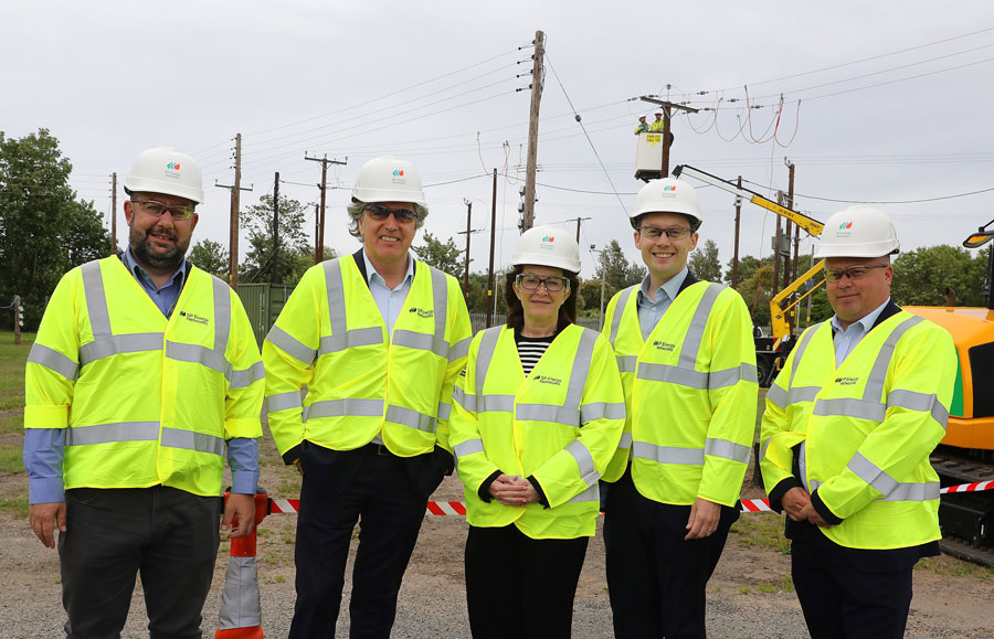 SP Energy Networks welcomes Steve Rotheram; Matthew Patrick MP; and Anthony Burns to its Hoylake training centre
