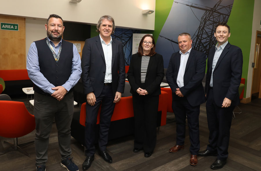 SP Energy Networks welcomes Steve Rotheram; Matthew Patrick MP; and Anthony Burns to its Hoylake training centre