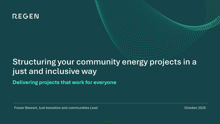 SP Energy Networks. Community Energy Workshop: Technology Webinar. SP Energy Networks: Community Energy Support. Energy Saving Trust.