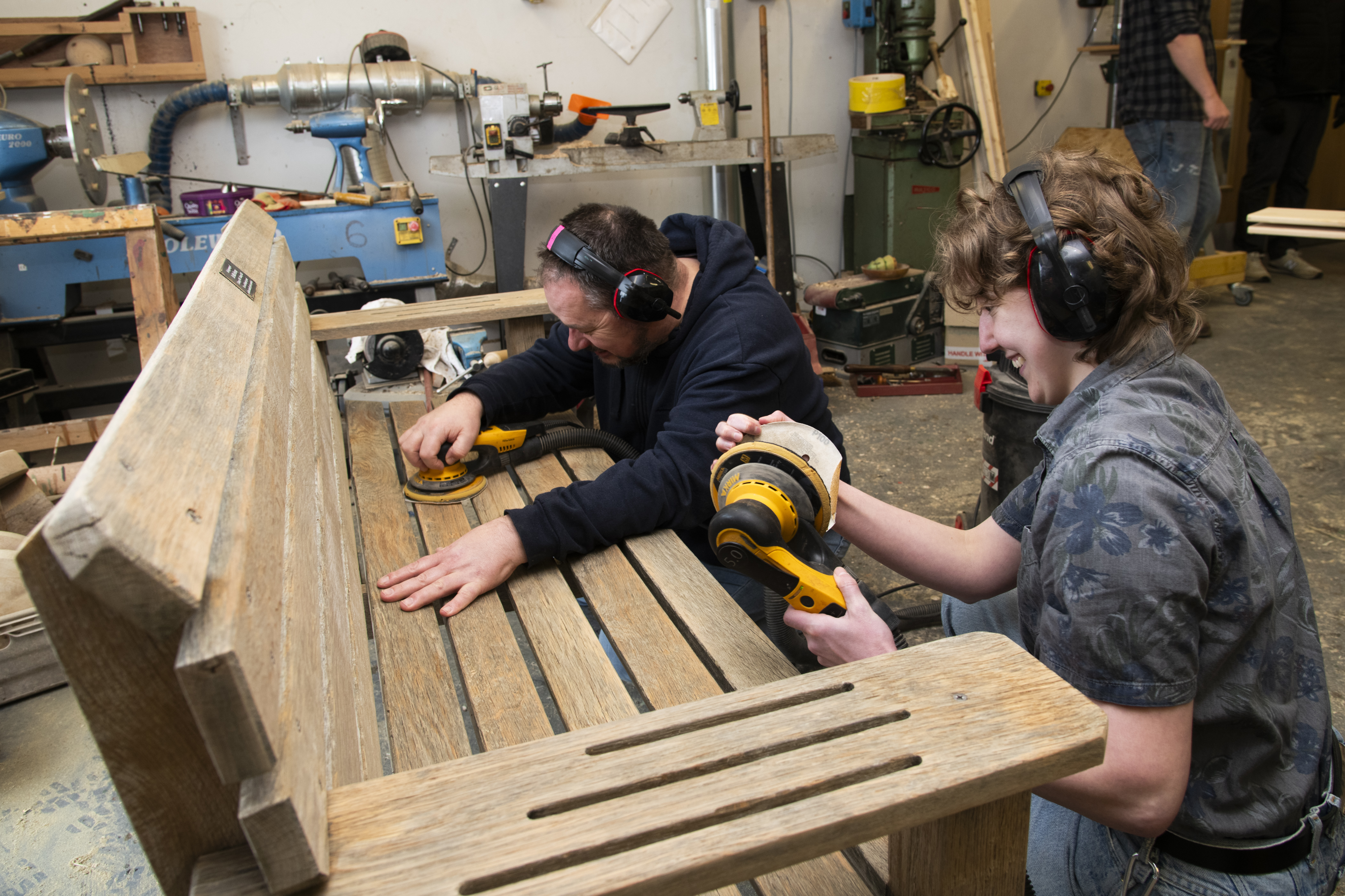NZF Langloch Farm - wood workshop