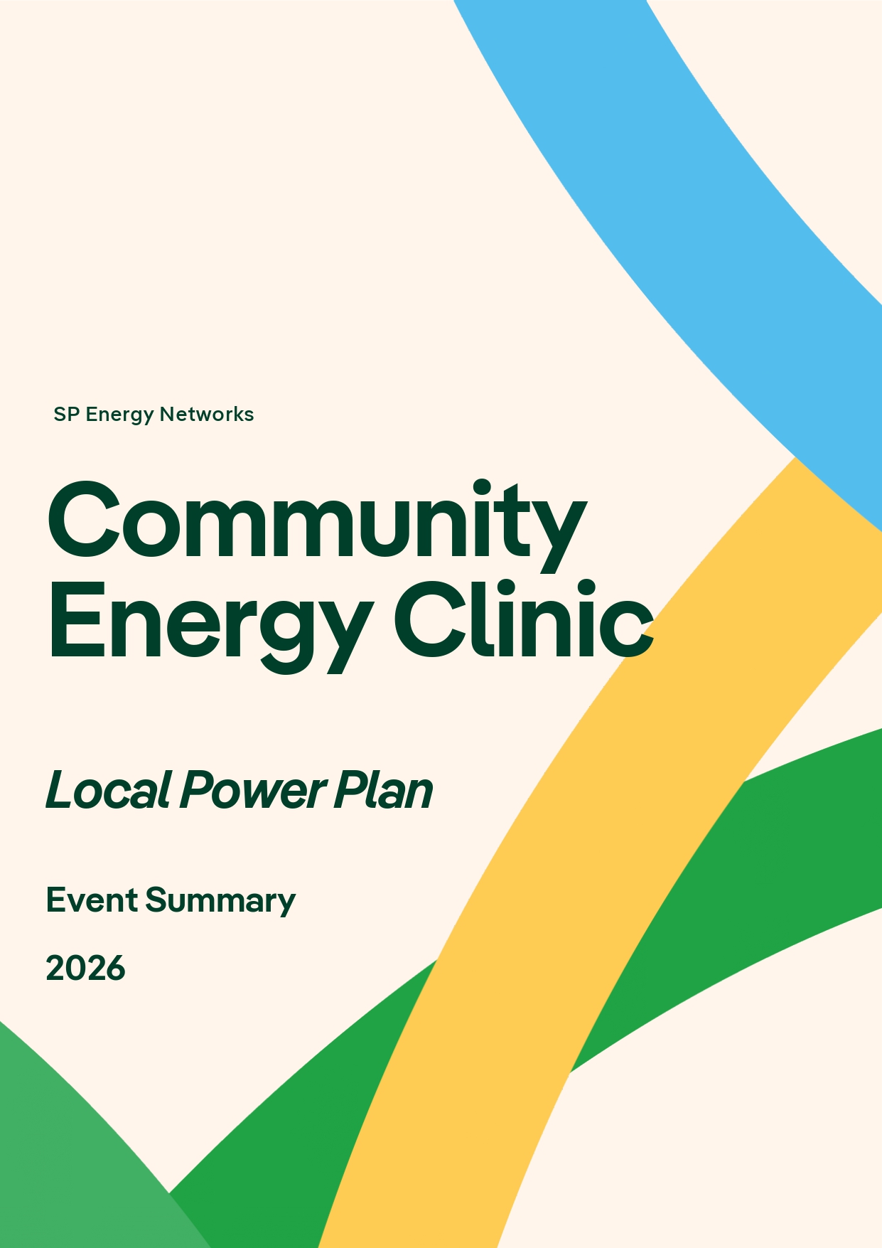 Community Energy Clinic GB Energy & Local Power Plan, SP Energy Networks, REGEN