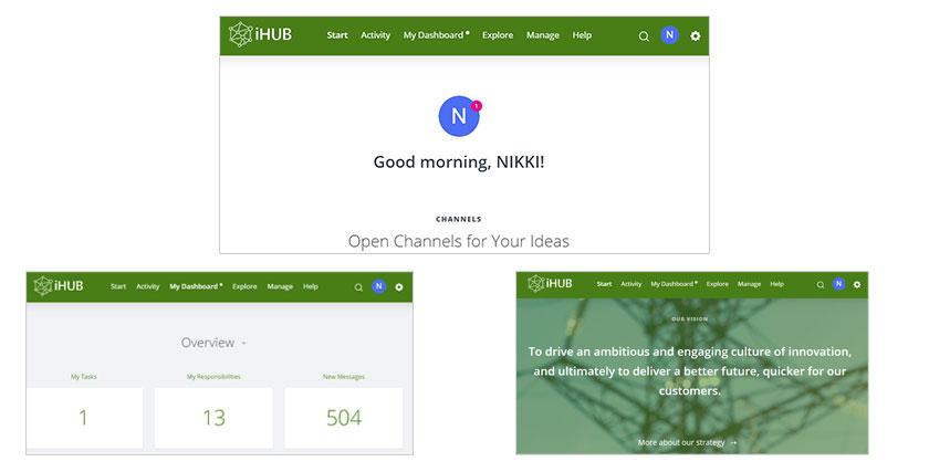 iHub screens
