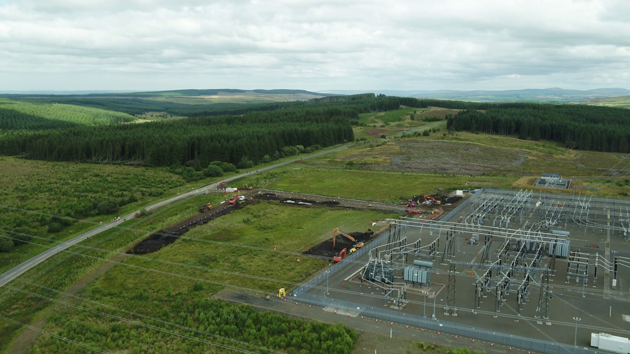 New Cumnock Substation Extension SP Energy Networks