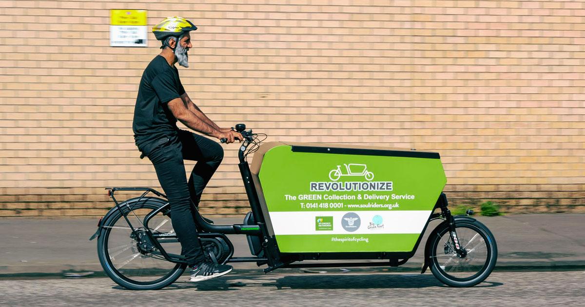 Soulriders launches Scotland's first ecargo bike delivery service in